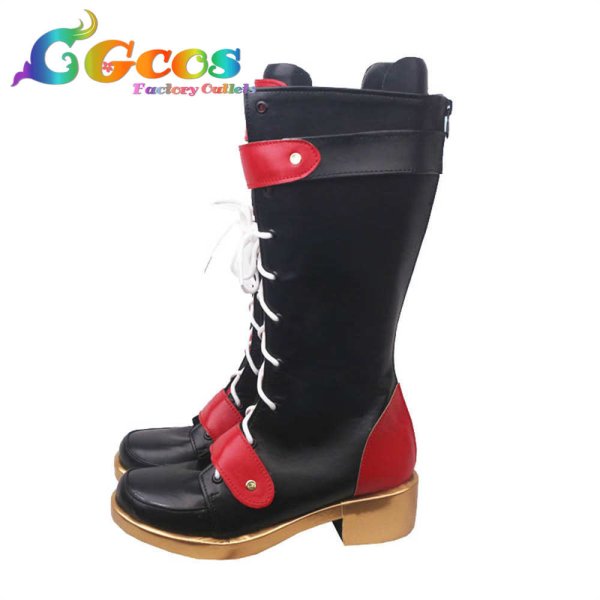 画像2: あんさんぶるスターズ!　コスプレ靴　VERMILION　天城一彩　白鳥藍良　礼瀬マヨイ　風早巽　コスプレブーツ　コスプレ衣装 (2)