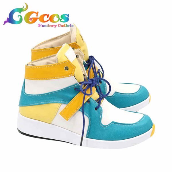 画像2: バーチャルYouTuber　VTuber　コスプレ靴　金子鏡　コスプレブーツ　コスプレ衣装 (2)