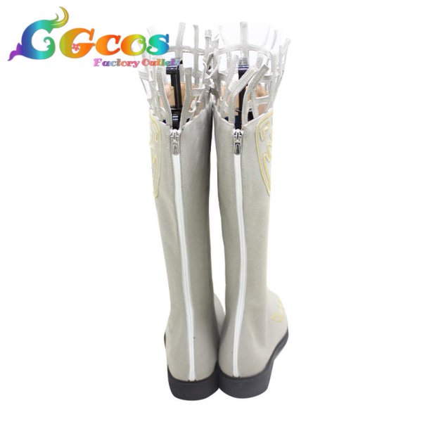 画像3: バーチャルYouTuber　VTuber　コスプレ靴　加賀美ハヤト　SMC組新規衣装　天使風　コスプレブーツ　コスプレ衣装 (3)