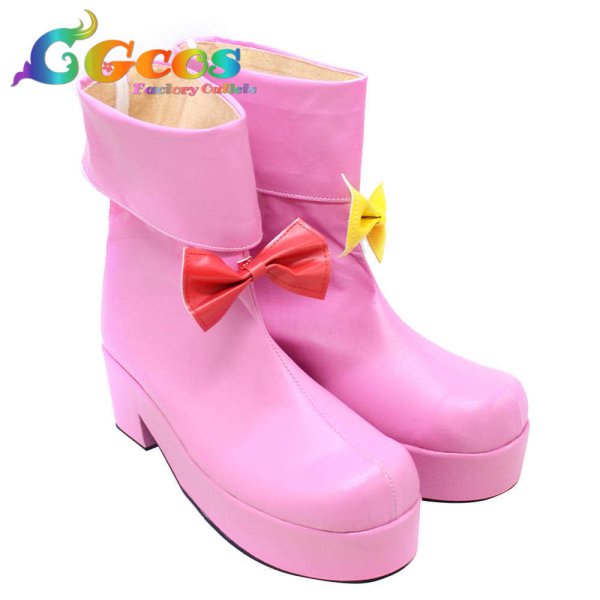 画像2: 東方Project　コスプレ靴　パチュリー・ノーレッジ　コスプレブーツ　コスプレ衣装 (2)