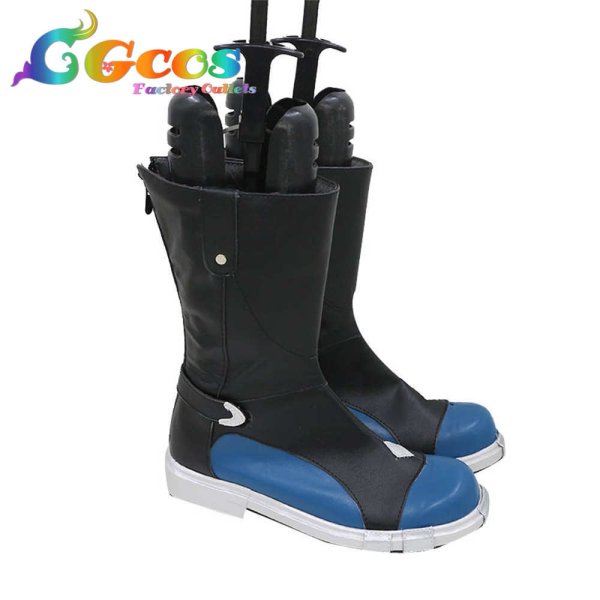 画像2: ゼノブレイド3 コスプレ靴 ルディ コスプレブーツ コスプレ衣装 (2)