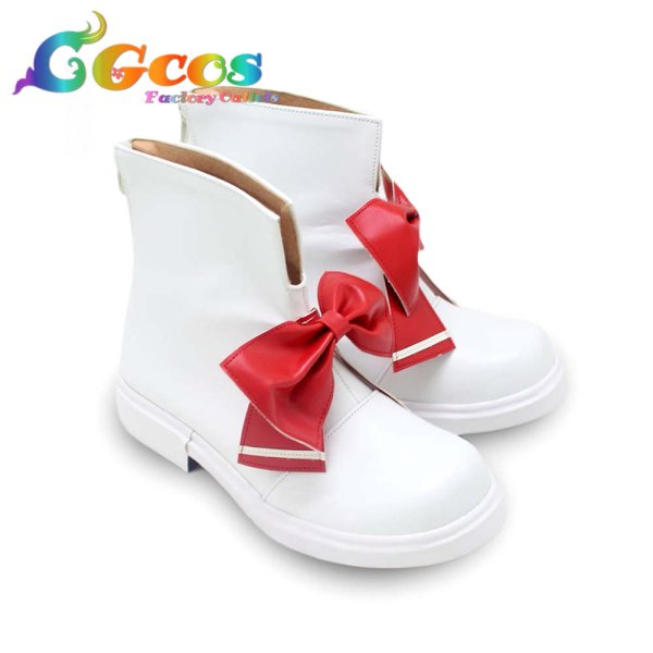 画像2: 東方Project　コスプレ靴　レミリア・スカーレット　Remilia Scarlet　コスプレブーツ　コスプレ衣装 (2)