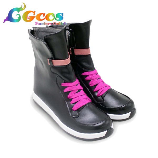画像2: Paradox Live パラドックスライブ コスプレ靴 甲斐田紫音 コスプレブーツ コスプレ衣装 (2)