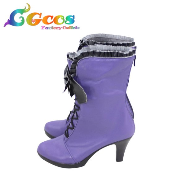 画像2: 手折られぬ花　白菊ほたる　コスプレ靴　コスプレブーツ　コスプレ衣装 (2)