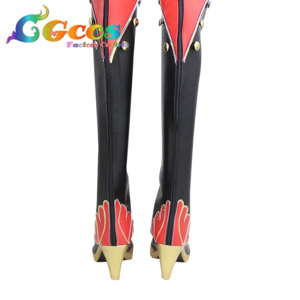 画像3: ハーツラビュル寮　リドル・ローズハート　Riddle Rosehearts　コスプレ靴　コスプレブーツ　コスプレ衣装 (3)