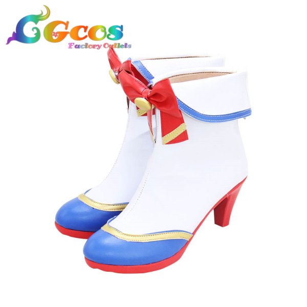 画像2: 閃光☆HANABI団　高山紗代子　高坂海美　福田のり子　横山奈緒 　佐竹美奈子　コスプレ靴　コスプレブーツ　コスプレ衣装 (2)