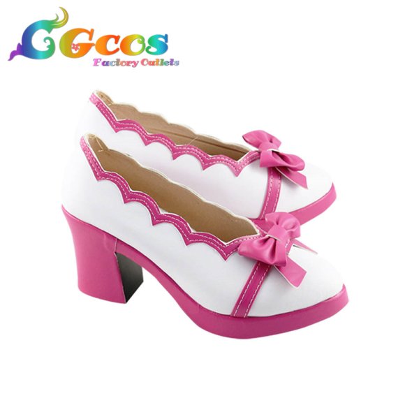 画像2: サンライト・ブライド　春日未来　コスプレ靴　コスプレブーツ　コスプレ衣装 (2)