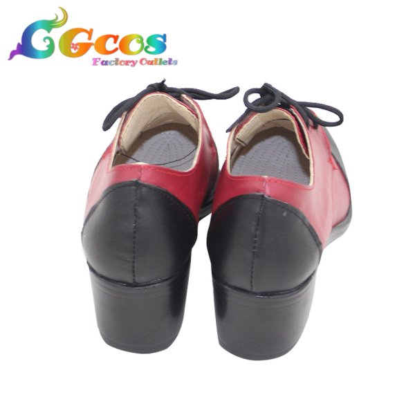 画像4: ハーツラビュル寮　リドル・ローズハート　Riddle Rosehearts　制服　R　コスプレ靴　コスプレブーツ　コスプレ衣装 (4)