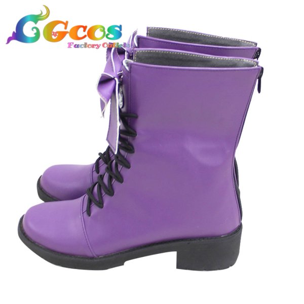 画像2: 手折られぬ花　白菊ほたる　コスプレ靴　コスプレブーツ　コスプレ衣装 (2)