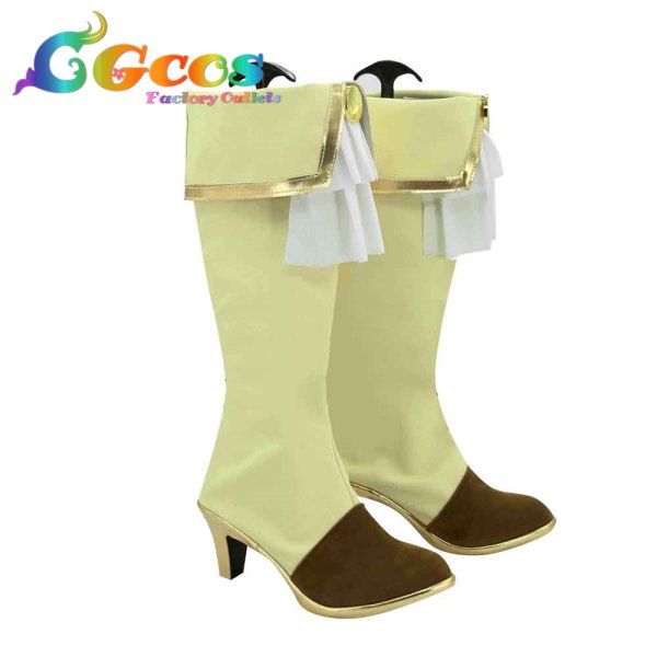 画像2: ラブライブ! School idol project　コスプレ靴　小泉花陽　フルーツパーラー編　覚醒後　コスプレブーツ　コスプレ衣装 (2)