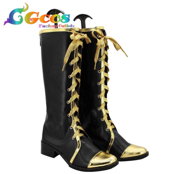 画像2: ラブライブ! School idol project　コスプレ靴　園田海未　カフェメイド編　覚醒後　コスプレブーツ　コスプレ衣装 (2)