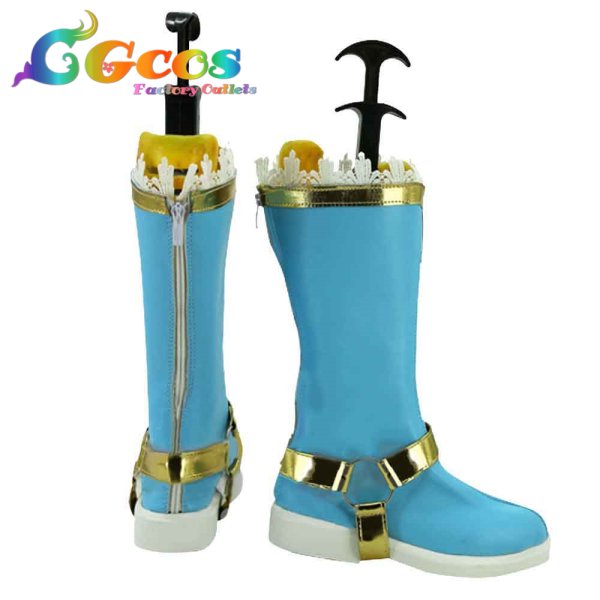 画像2: ラブライブ! School idol project　コスプレ靴　矢澤にこ　天使編　覚醒後　コスプレブーツ　コスプレ衣装 (2)