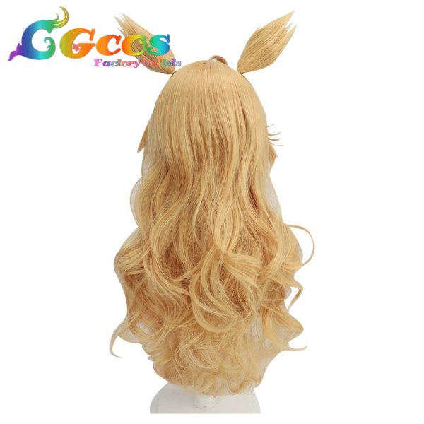 画像2: ウマ娘プリティーダービー　ウィッグ　ゴールドシチー　コスプレ衣装 (2)