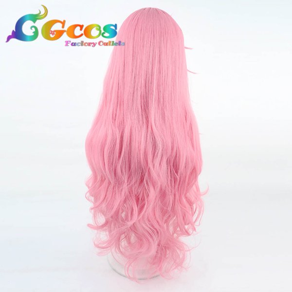 画像2: バーチャルYouTuber VTuber ウィッグ 森美声 ロングカール コスプレ衣装 (2)