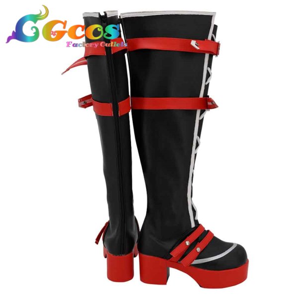 画像3: ラブライブ! サンシャイン!!　コスプレ靴　黒澤ダイヤ　パンクロック編　覚醒後　コスプレブーツ　コスプレ衣装 (3)