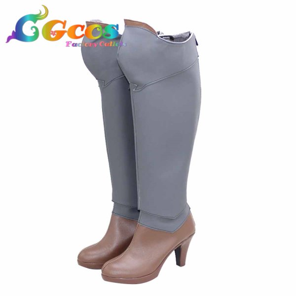 画像2: 異世界魔王と召喚少女の奴隷魔術　コスプレ靴　レム・ガレウ　コスプレブーツ　コスプレ衣装 (2)