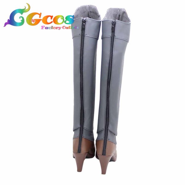 画像4: 異世界魔王と召喚少女の奴隷魔術　コスプレ靴　レム・ガレウ　コスプレブーツ　コスプレ衣装 (4)