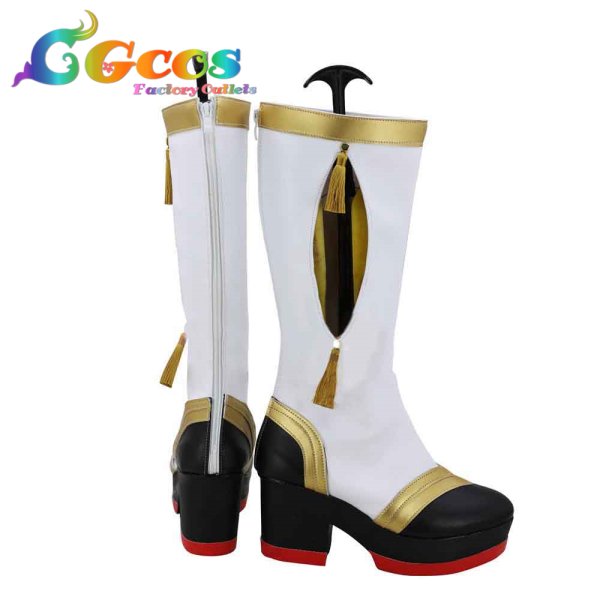 画像2: ラブライブ! サンシャイン!!　コスプレ靴　お正月編2018　覚醒後　渡辺曜　高海千歌　国木田花丸　黒澤ダイヤ　黒澤ルビィ　津島善子　松浦果南　小原鞠莉　桜内梨子　コスプレブーツ　コスプレ衣装 (2)