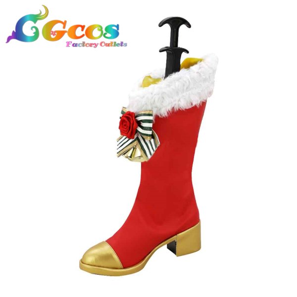 画像3: ラブライブ! School idol project　コスプレ靴　クリスマス編2015　覚醒後　園田海未　高坂穂乃果　南ことり　西木野真姫　星空凛　小泉花陽　絢瀬絵里　矢澤にこ　東條希　コスプレブーツ　コスプレ衣装 (3)