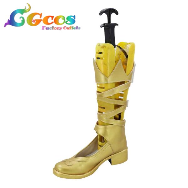 画像3: ラブライブ! サンシャイン!!　コスプレ靴　黒澤ルビィ　おとぎ話編　覚醒後　コスプレブーツ　コスプレ衣装 (3)