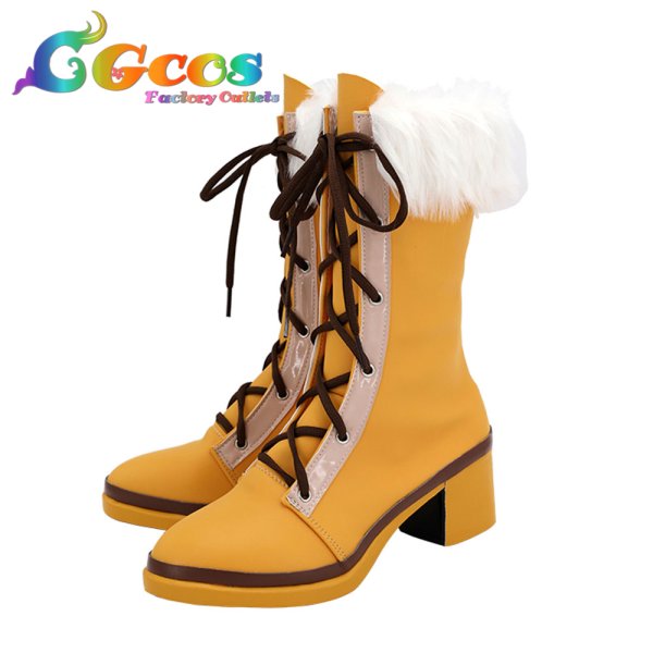 画像3: BanG Dream!　コスプレ靴　バンドリ！ガルパ　Afterglow　ちょっと寄り道　青葉モカ　コスプレブーツ　コスプレ衣装 (3)