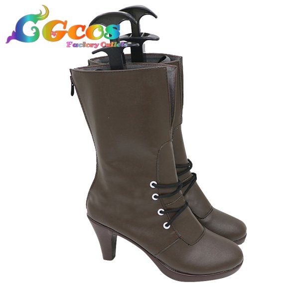 画像2: アークナイツ　コスプレ靴　スカジ　コスプレブーツ　コスプレ衣装 (2)