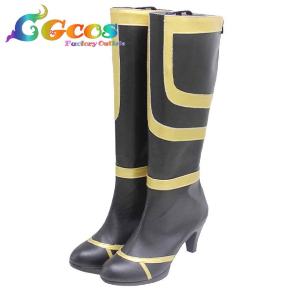 画像2: 陰の実力者になりたくて！　コスプレ靴　アルファ　コスプレブーツ　コスプレ衣装 (2)