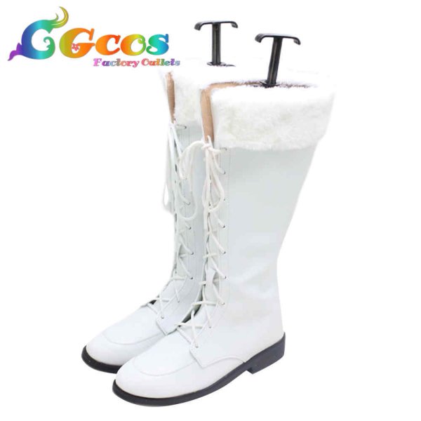 画像2: ブルーアーカイブ　コスプレ靴　鷲見セリナ　クリスマス　コスプレブーツ　コスプレ衣装 (2)