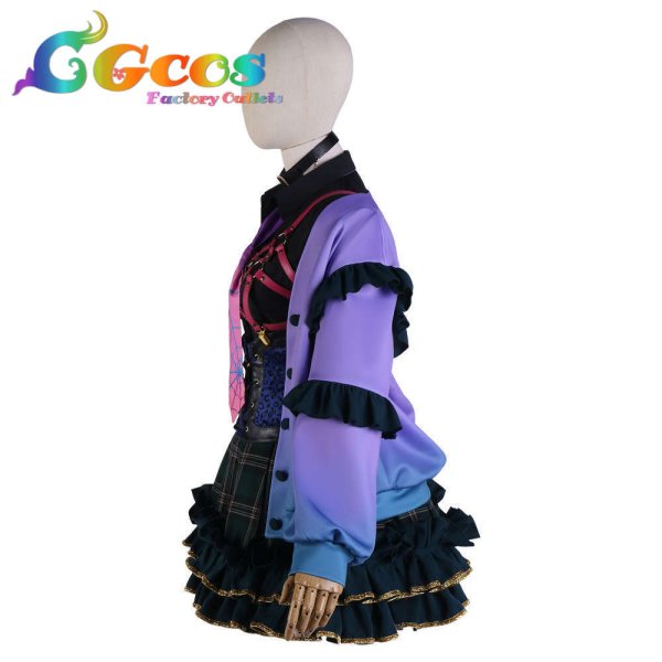 画像2: バーチャルYouTuber Vtuber Meloco Kyoran 狂蘭 メロコ コスプレ衣装 (2)