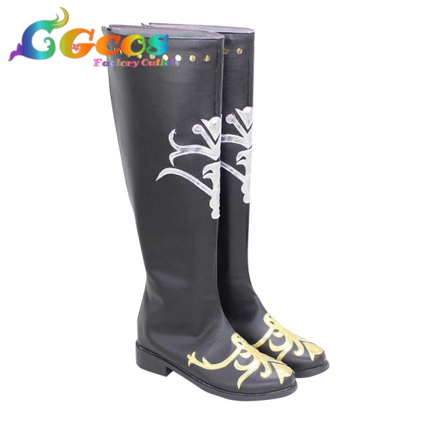 画像2: 夢100黒執事コラボ　コスプレ靴　シエル・ファントムハイヴ　コスプレブーツ　コスプレ衣装 (2)