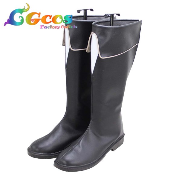 画像2: ブラッククローバー　コスプレ靴　ヤミ・スケヒロ　コスプレブーツ　コスプレ衣装 (2)