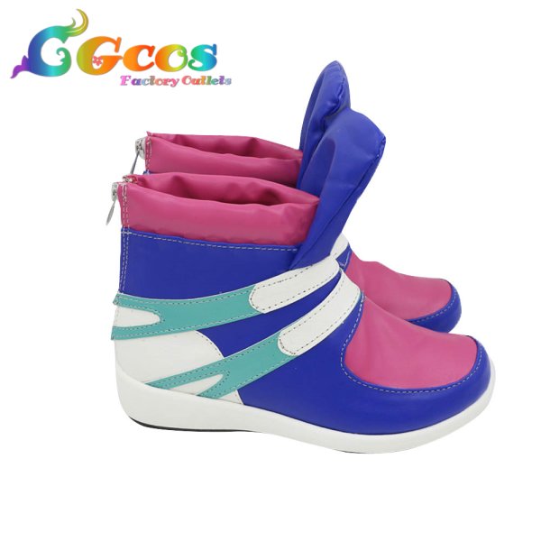 画像2: マイリトルポニー・ガールズ: 虹の冒険　コスプレ靴　DJポン3　コスプレブーツ　コスプレ衣装 (2)