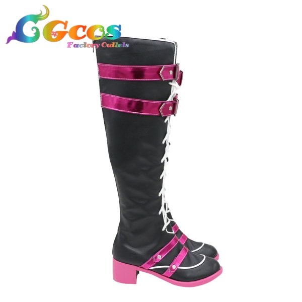 画像3: ラブライブ! サンシャイン!!　コスプレ靴　Aqours　パンクロック編　覚醒後　津島善子　コスプレブーツ　コスプレ衣装 (3)