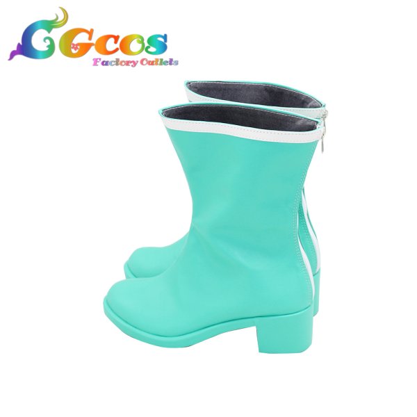 画像2: 東京ミュウミュウ　コスプレ靴　藍沢みんと　コスプレブーツ　コスプレ衣装 (2)