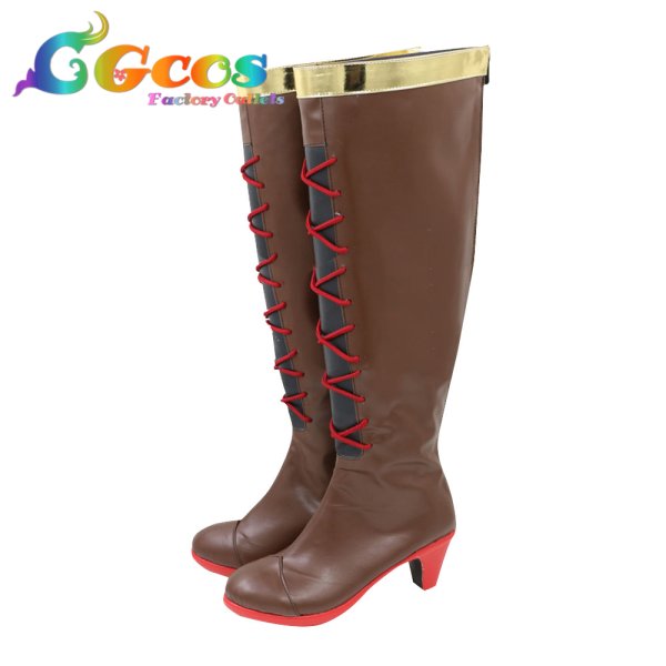 画像3: 崩壊3rd　コスプレ靴　テレサ　桜火輪舞曲　コスプレブーツ　コスプレ衣装 (3)