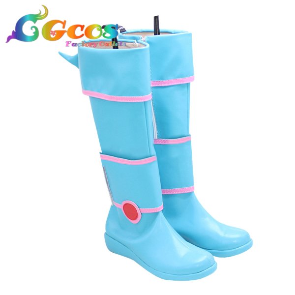 画像2: 遊戯王デュエルモンスターズ　コスプレ靴　ブラックマジシャンガール　コスプレブーツ　コスプレ衣装 (2)