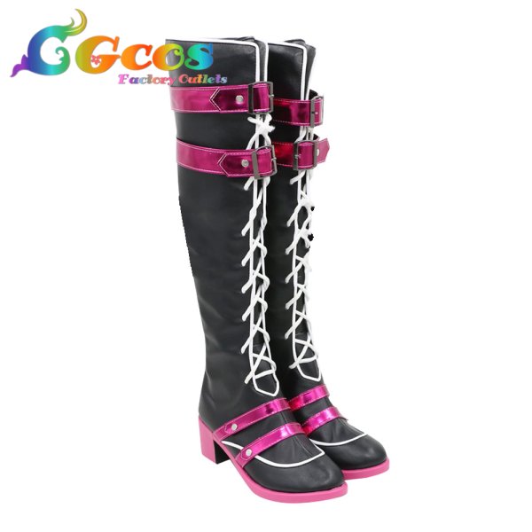 画像2: ラブライブ! サンシャイン!!　コスプレ靴　Aqours　パンクロック編　覚醒後　津島善子　コスプレブーツ　コスプレ衣装 (2)