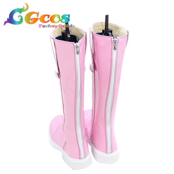 画像4: ポケットモンスター ダイヤモンド＆パール　コスプレ靴　ヒカリ　私服　コスプレブーツ　コスプレ衣装 (4)