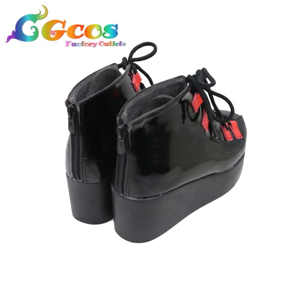 画像3: ヒプノシスマイク　コスプレ靴　飴村乱数　コスプレブーツ　コスプレ衣装 (3)