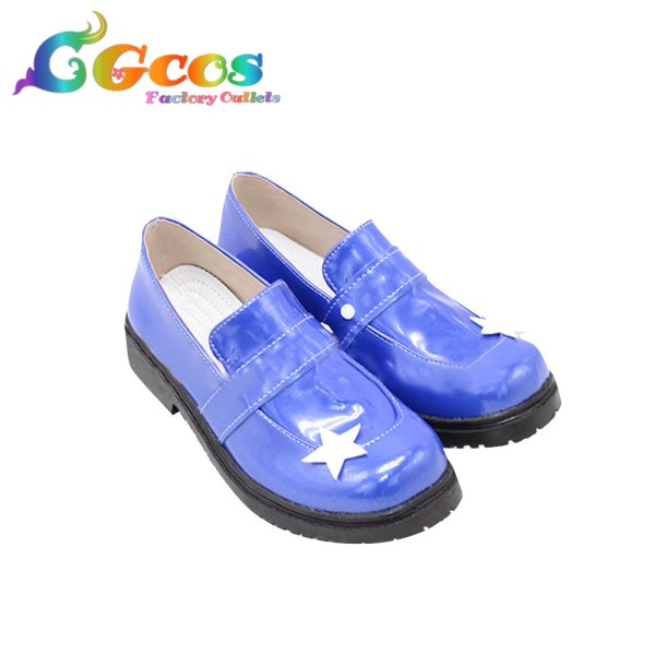 画像2: 東方Project　コスプレ靴　東風谷早苗　コスプレブーツ　コスプレ衣装 (2)