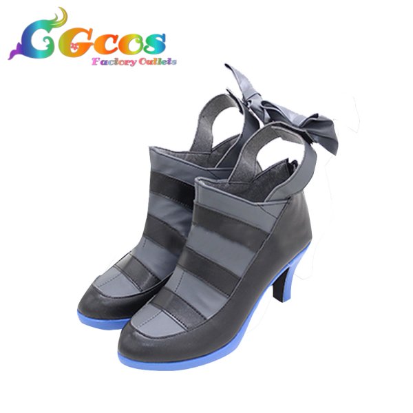 画像2: アズールレーン　コスプレ靴　アズレン　彩雲の薔薇　ベルファスト　コスプレブーツ　コスプレ衣装 (2)