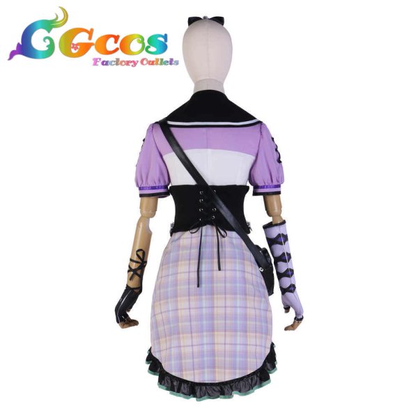 画像3: プロジェクトセカイ カラフルステージ!feat.初音ミク 何かが違う食卓 朝比奈まふゆ コスプレ衣装 (3)