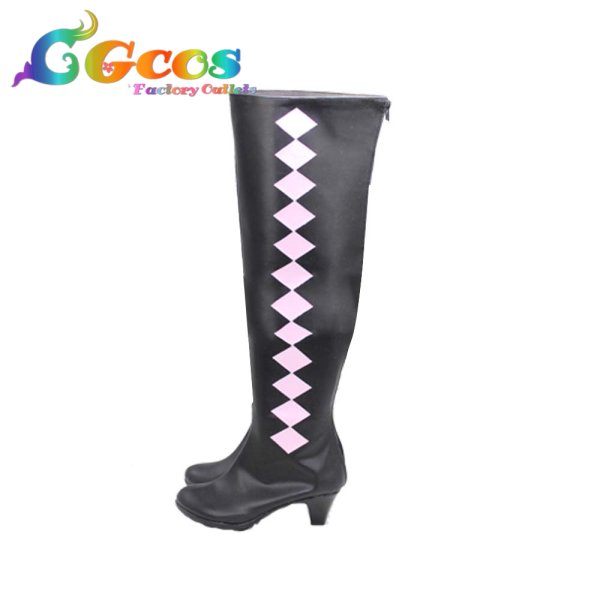 画像4: 魔法少女まどか☆マギカ　コスプレ靴　暁美ほむら　コスプレブーツ　コスプレ衣装 (4)