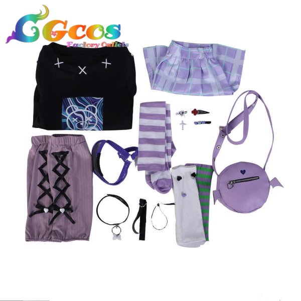 画像4: プロジェクトセカイ カラフルステージ!feat.初音ミク この街一番の専門店で 宵崎奏 コスプレ衣装 (4)