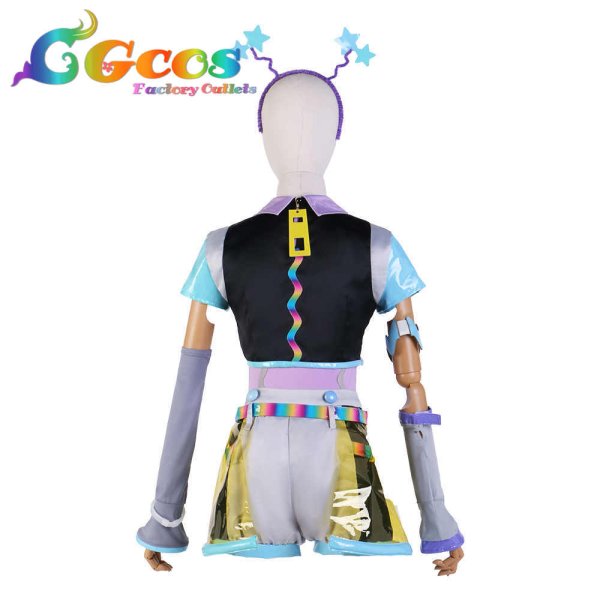 画像2: ラブライブ!スーパースター!! Liella! ビタミンSUMMER! Vitamin SUMMER 唐可可 コスプレ衣装 (2)