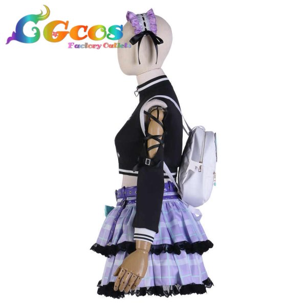 画像2: プロジェクトセカイ カラフルステージ!feat.初音ミク 描きたくなった表情 東雲絵名 コスプレ衣装 (2)