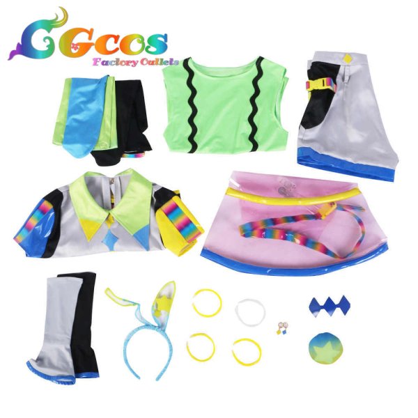 画像3: ラブライブ!スーパースター!! Liella! ビタミンSUMMER! Vitamin SUMMER 葉月恋 コスプレ衣装 (3)