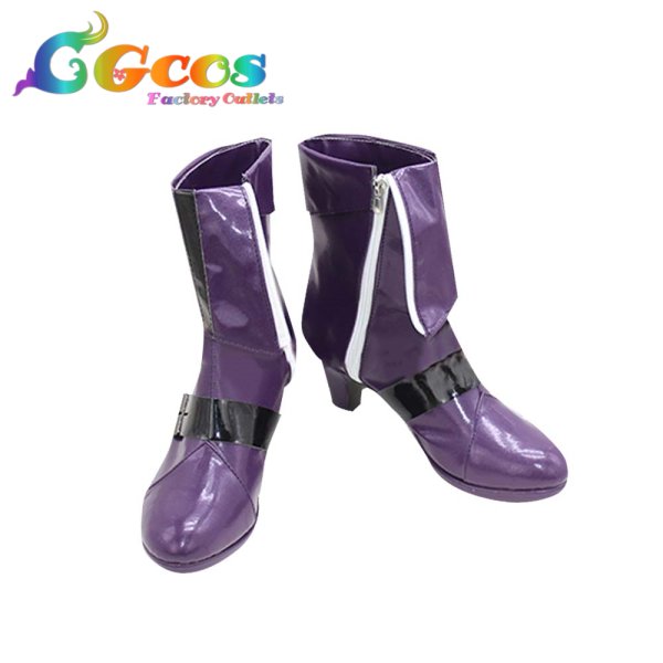 画像2: 東方Project　コスプレ靴　Scarlet　十六夜咲夜　コスプレブーツ　コスプレ衣装 (2)