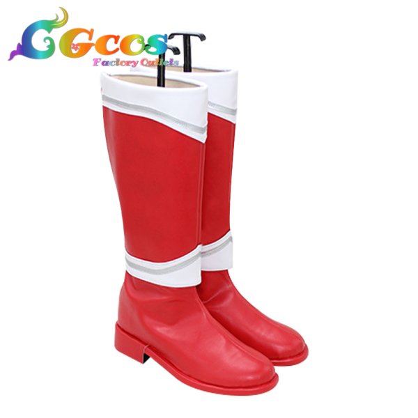 画像2: 快盗戦隊ルパンレンジャーVS警察戦隊パトレンジャー　コスプレ靴　パトレン1号　朝加圭一郎　コスプレブーツ　コスプレ衣装 (2)