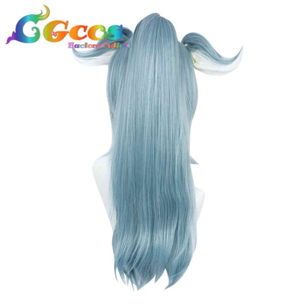 画像2: バーチャルYouTuber VTuber ウィッグ Elira Pendora エリーラ ペンドラ ポニーテール コスプレ衣装 (2)